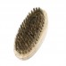 Щетка для волос бороды и усов SCHE-OVAL-01 из бамбука