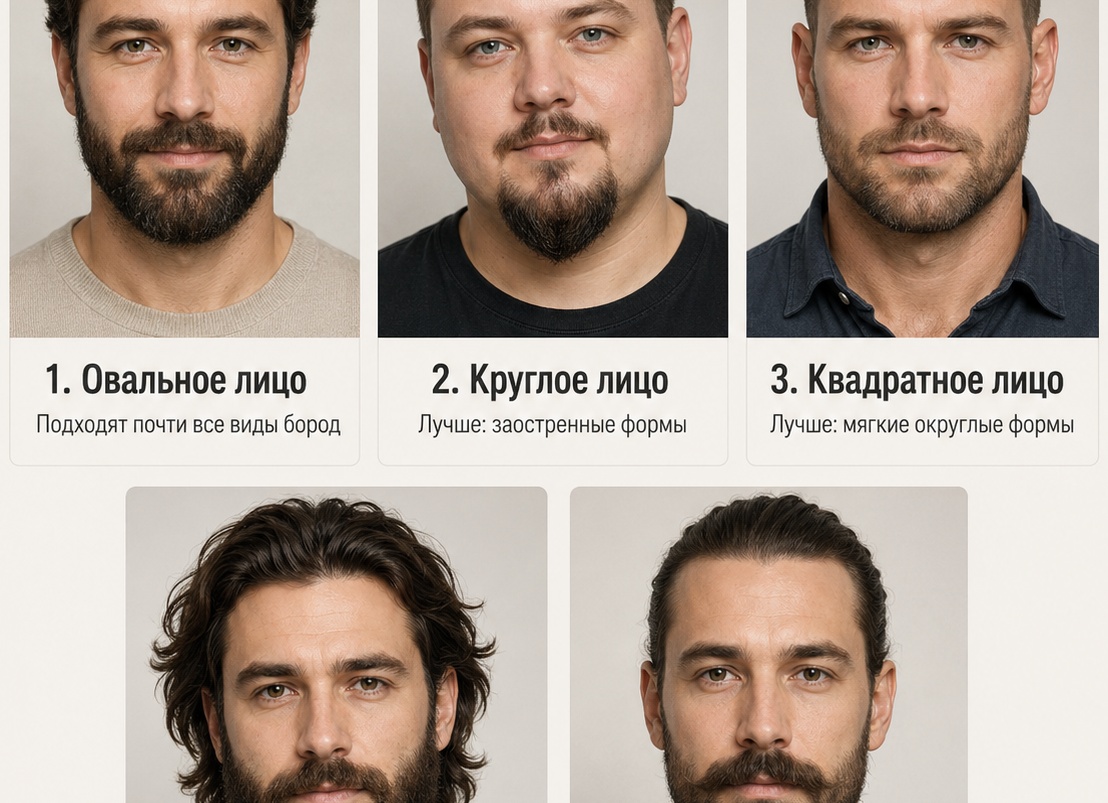 Какая форма бороды больше всего подходит мужчинам и как правильно ухаживать за бородой